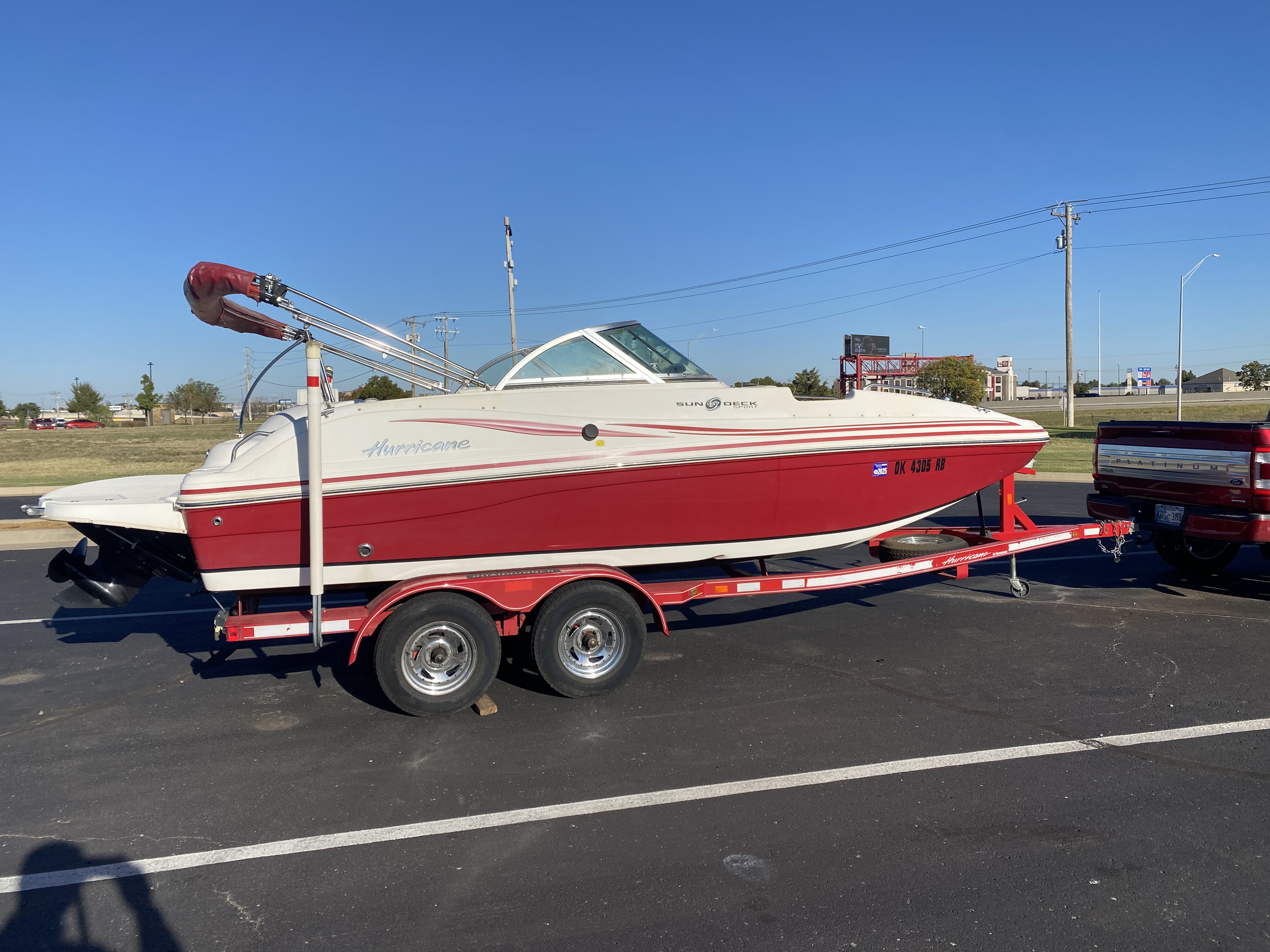 チュウサン　ページ Used 2013 Hurricane SunDeck 187 IO, 73099 Yukon - Boat Trader