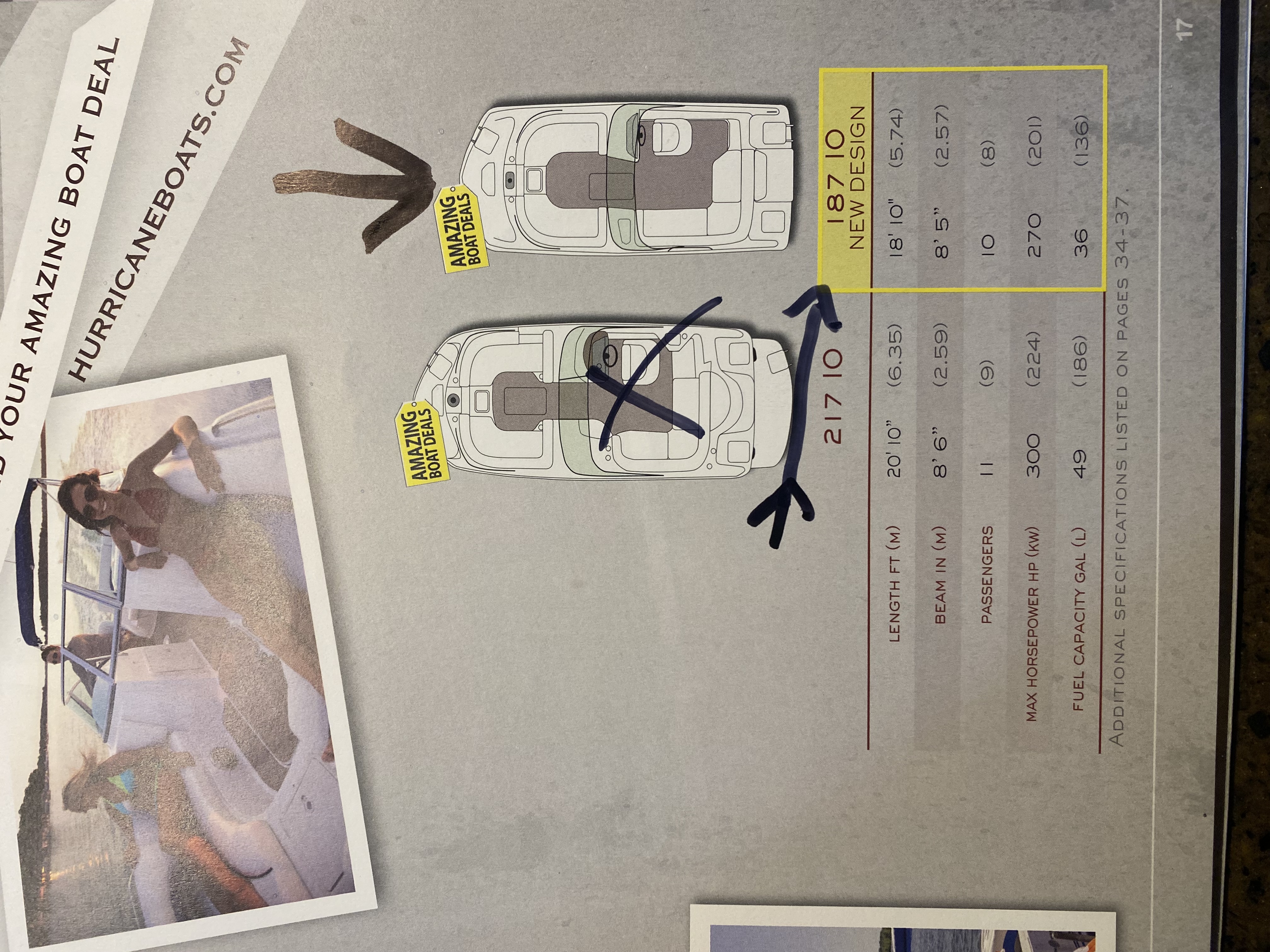 Used 2013 Hurricane SunDeck 187 IO, 73099 Yukon - Boat Trader